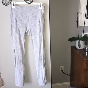 Grey Striped LuLulemon 25” Luxtreme Leggings